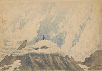 Bühnenbild für das Ballett La damnation de Faust von Hector Berlioz, frühe 1920er