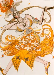 Der Feuervogel, Kostüm für das Ballett von Igor Strawinsky, 1910