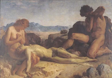 Adam und Eva finden den Leichnam Abels