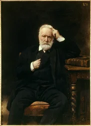 Porträt des französischen Schriftstellers Victor Hugo (1802-1885). Gemälde von Leon Joseph Bonnat (1833-1922) 19. Jahrhundert Versailles, Schlossmuseum