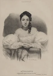 Porträt von Juliette Drouet