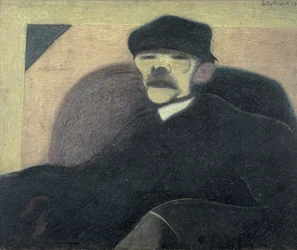 Der Mann mit dem roten Ohr, Porträt von Gorki