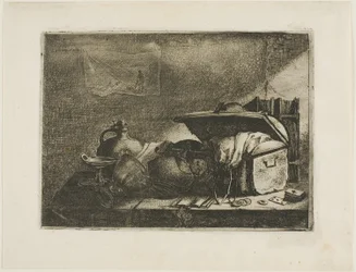 Stillleben mit Reisekoffer