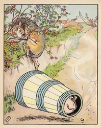 Illustration für Die drei kleinen Schweinchen