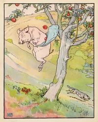 Illustration für Die drei kleinen Schweinchen