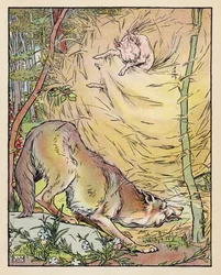 Illustration für Die drei kleinen Schweinchen