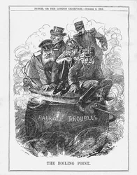 Der Siedepunkt. Punch Magazine, 2. Oktober 1912, 1912