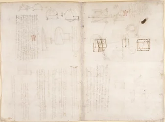 Leere Seite mit Diagrammen aus dem 