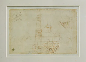 Zwei Studien eines zentralen Bauplans