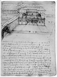 Plan für eine ideale Stadt, 1488-1490 1954