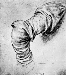 Studie für den Ärmel des rechten Arms von St. Peter, 15. Jahrhundert, 1930