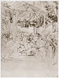 Die Anbetung der Könige, ca. 1480