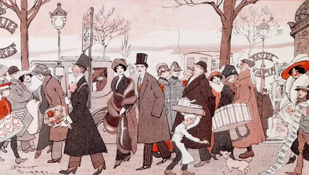 Der Boulevard, von Leonce Burret