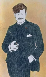 Karikatur von Georges Feydeau (1862-1921)