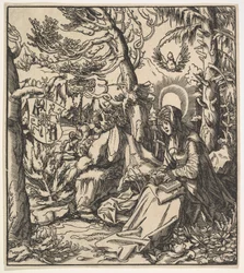 Heilige Ita von Toggenburg, aus den Habsburger Heiligen, 1516-18