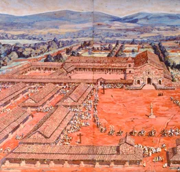 Plaza Mayor in der „Reduktion“ des heiligen Ignatius