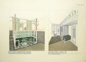 Kinderzimmer und Gästezimmer, ca. 1901