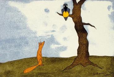Der Rabe und der Fuchs