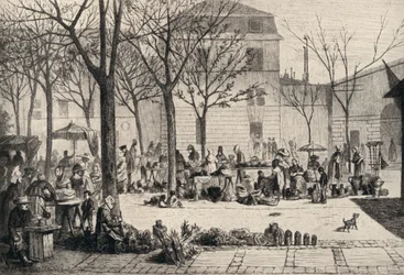 Marché des Capucins, 1915