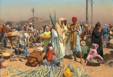 Markt in Unterägypten