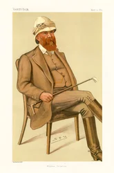 Generalmajor Sir Peter Stark Lumsden - Porträtsitzung