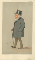 Lord Thring, Er hat über Unternehmen geschrieben, 29. Juni 1893, Vanity Fair Karikatur