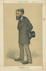 Mr. George Otto Trevelyan, The Competition Wallah, 2. August 1873, Vanity Fair Karikatur
