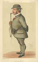 Mr. Leopold de Rothschild, Rennen und Sport, 13. Dezember 1884, Vanity Fair Karikatur