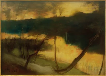 Flusslandschaft - Abendstimmung