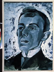 Porträt des Dichters Ossip Mandelstam (1891-1938)
