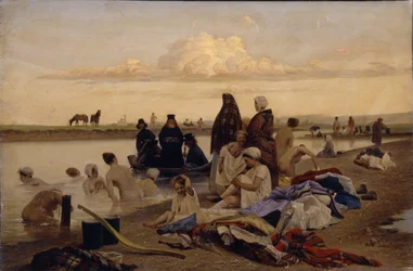 Mönche. Falsch gestrandet, 1870er Jahre