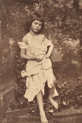 Alice Liddell als Die Bettelnde Magd