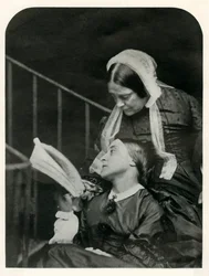 Christina Rossetti und ihre Mutter Frances Rossetti, 1863, 1948