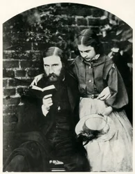 George Macdonald und seine Tochter Lilia Scott MacDonald, um 1863, 1948