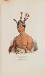 WAA-KAUN-SEE-KAA oder die Klapperschlange; Ein Winnebago-Häuptling, aus dem Aboriginal Portfolio
