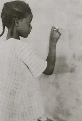 Ein Schüler in der Pleasant Green School - Pocahontas County, West Virginia 1921