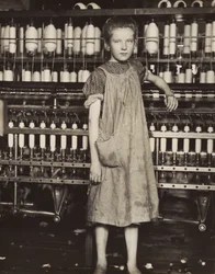 Addie Card, 12 Jahre alt. Spinnerin in der Baumwollspinnerei, North Pownal, Vermont