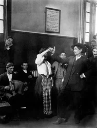 Einwanderer auf Ellis Island