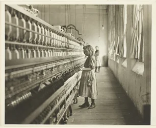 Sadie Pfeifer, eine Baumwollspinnerin, Lancaster, South Carolina