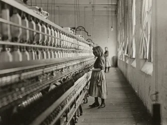 Sadie Pfeifer, eine Baumwollspinnerin, Lancaster, South Carolina