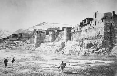 Bala Hissar in Kabul während des zweiten Afghanischen Krieges 1878-80