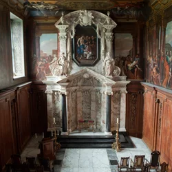 Innenraum der Kapelle, Chatsworth House, Derbyshire