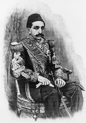 Porträt von Abdul Hamid II (1842-1918), 34. Sultan des Osmanischen Reiches von 1876 bis 1909