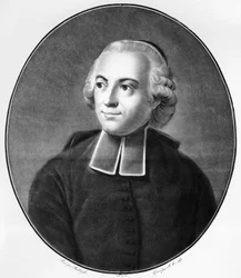 Porträt von Etienne Bonnot de Condillac (1714-1780), französischer Ökonom, Philosoph und Epistemologe