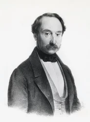 Porträt von Francesco Rizzoli, italienischer Politiker, Arzt und Chirurg, Gravur