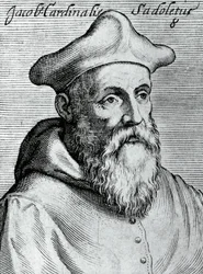 Porträt von Jacopo Sadoleto, Gravur aus Illustrissimorum... von Claudius Pernetus
