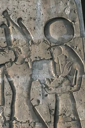 Relief im Totentempel von Sethos I