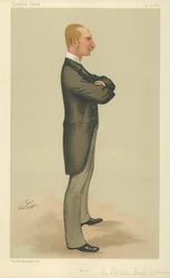 Lieut-Col William Hood Walrond, Peitsche, 17. Juli 1886, Vanity Fair Karikatur