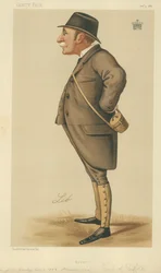 Der Earl of Suffolk und Berkshire, Dover, 31. Dezember 1887, Vanity Fair Karikatur
