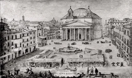 Ansicht des Pantheon, Rom, frühe 1670er Jahre